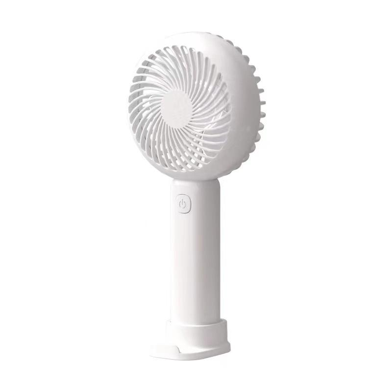 

Portable USB Rechargeable Mini Fan: Silent & Strong for Desktop or Handheld Use Plug-in (No Battery)