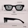 Simple Square Fashion Plastic Sunglasses for Men and Women Trendy UV Resistant Glasses Outdoor Sunscreen Sunshade Eyewear