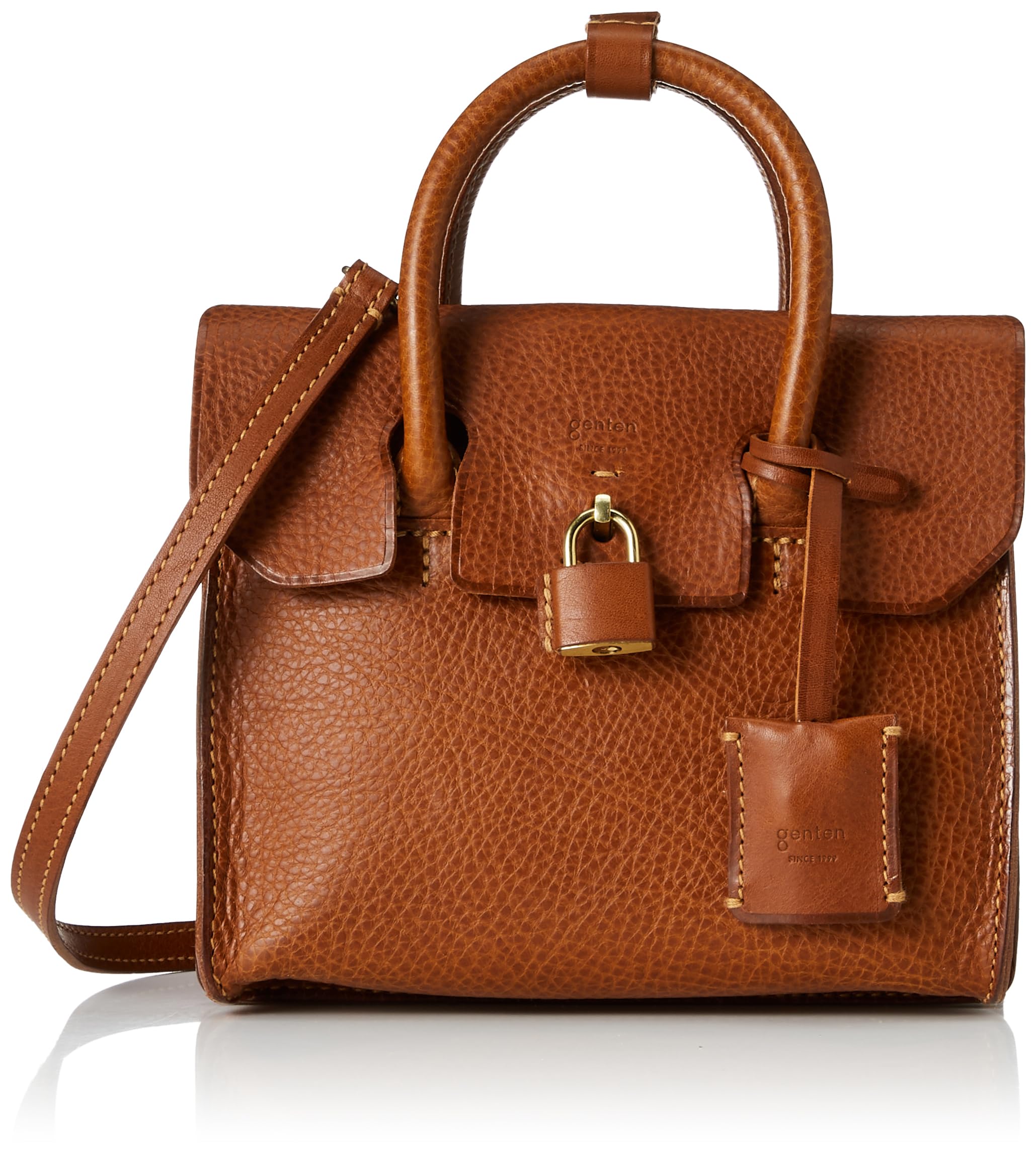 

Shoulder Minerva 2WAY Mini Bag Cha [Genten] Women s коричневий