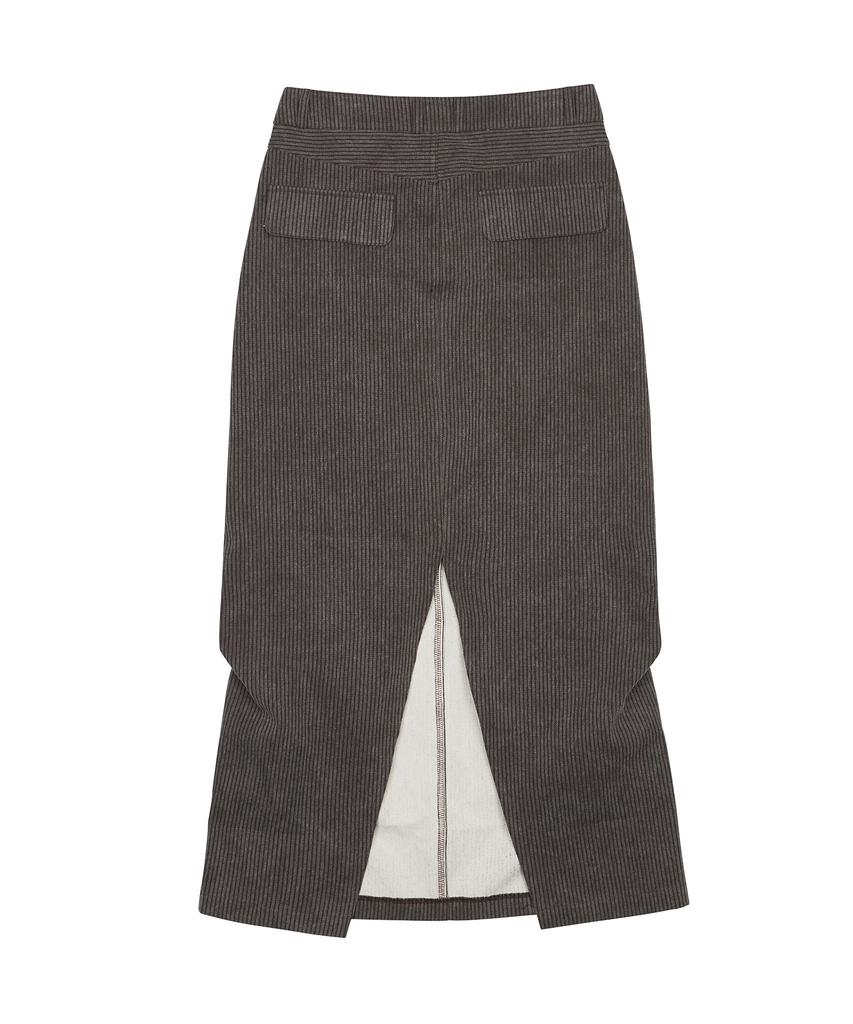 Love Is True Am Cargo Long Skirt(Brown)