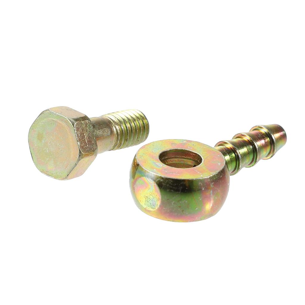 X AUTOHAUX Banjo Bolt Kit Banjo Bolt Hose Barb Fitting Brake Line Fitting Adapter