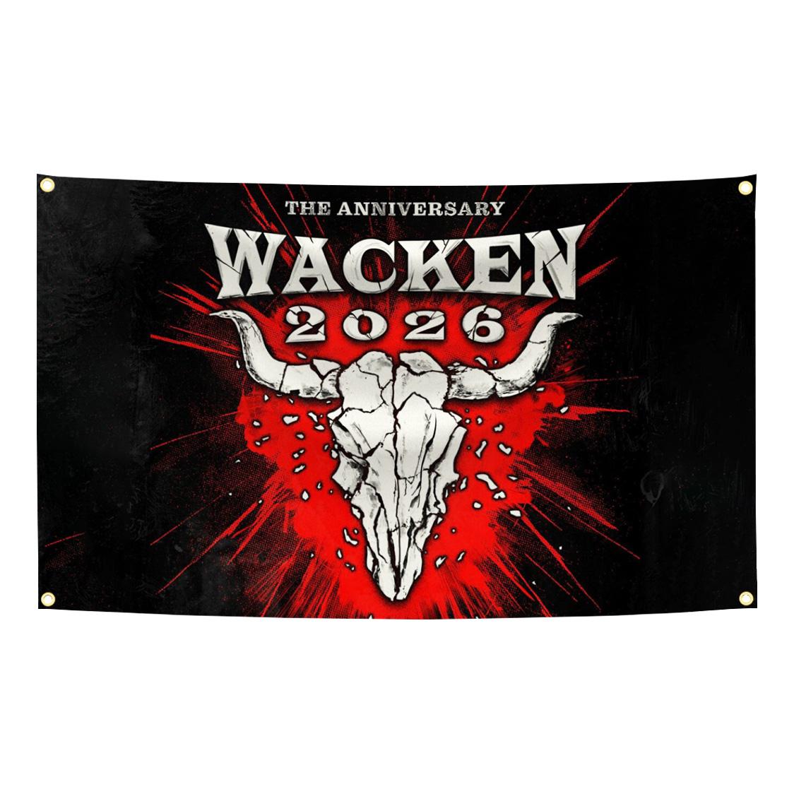 90x150cm W-Wackens Woa Open Air 1990 Fahnen-Wandteppich Polyester Digitaldruck-Banner Für Garagenwandkunst Außen Dekoration 60x90cm24x35in