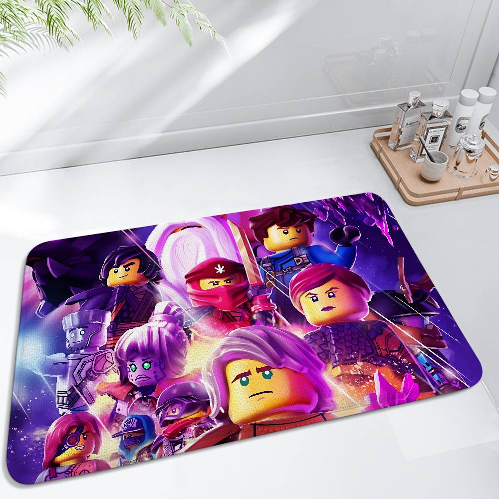 Cartoons-r-Ninjagos-cool Floor Mats Carpet For Living Room Decor Lounge Area Anti-slip Foot Mat Entrance Doormat