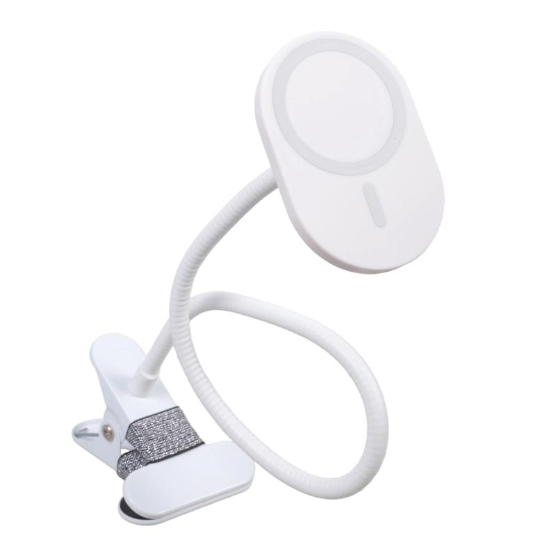 

Adjustable Desk Bed Phone Mount Holder With Flexible Long Arm Gooseneck Strong N52 Magnet for 4-7Inch Devices білий