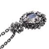 Artemis Classic Rose Cut Blue Moon Pendant (acp0361) - Men's Silver Accessory, 925 Sterling Silver with Moonstone