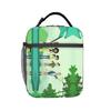 Custom Wilds Anime Kratts Insulated Lunch Bags for Women Men Cartoon Resuable Cooler Thermal Bento Box School