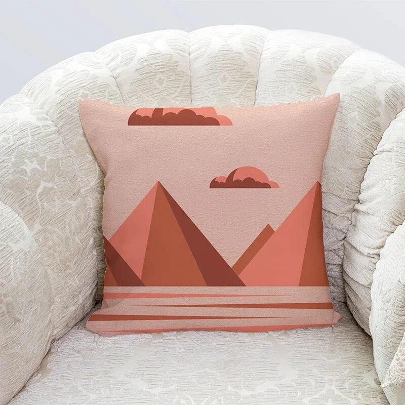 45x45cm Cute Cartoon Series Polyester Hold Pillowcase Kawaii Home Decoration Living Room Sofa Chair Car Bed Cushion Cover