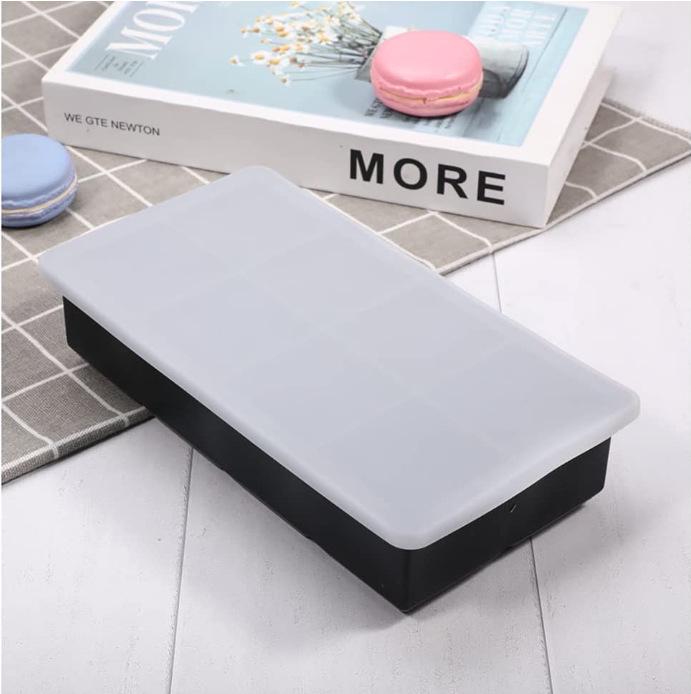 Silicone Ice Cube Mold Set: Long Strip, 6 Squares, 6 Balls, 15 Grids, 37 Grids, Skull Shapes with Lid.