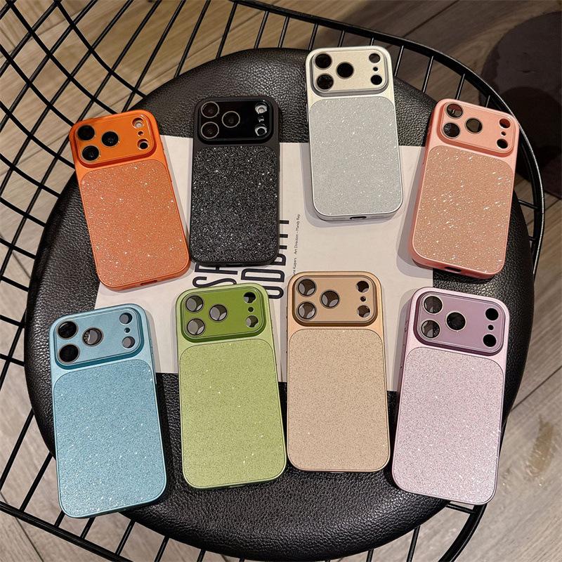 iPhone 17 Pro Case - Apple Glitter 16 Pro, 15 Pro Lens Film, 14 Pro Compatibility