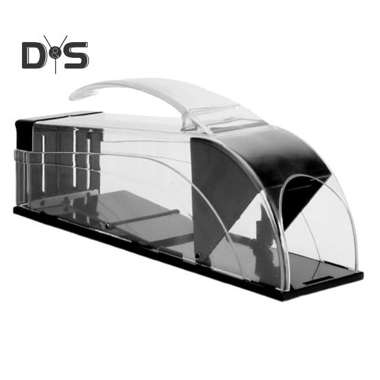 Humane Mouse Trap Indoor 9.9 Inches Live Mouse Traps No Pinched Tails Reusable Rat Trap with Handle for Capturing Mice Alive