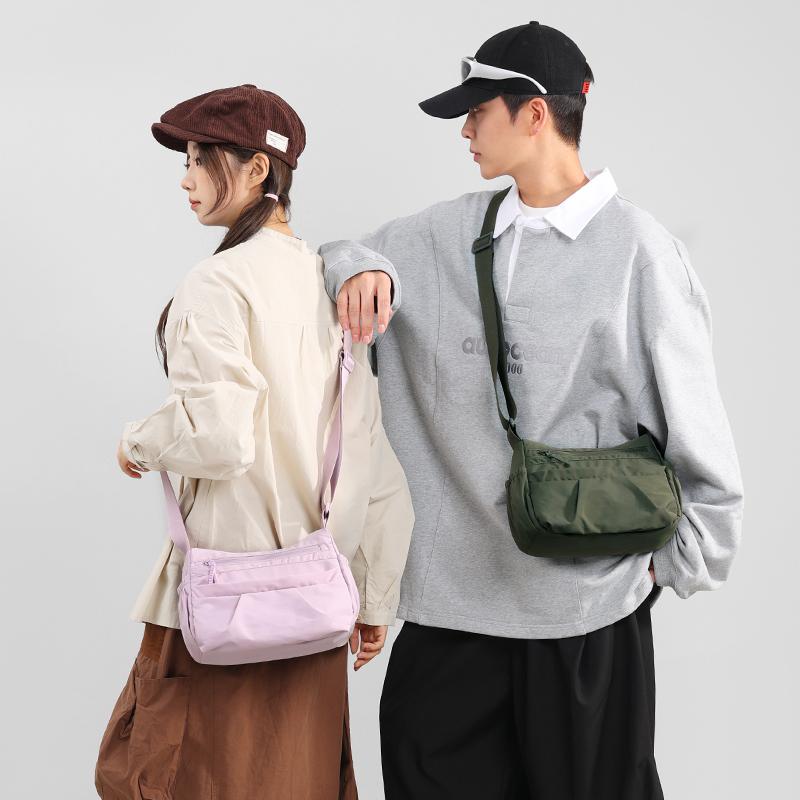 Shoulder Bag Large Capacity Crossbody Bag Multi-Layer Nylon Bag