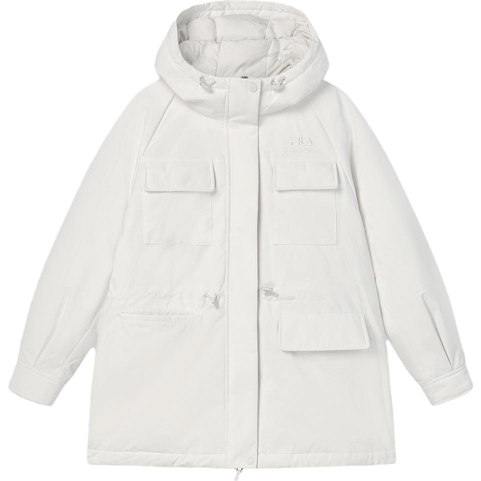 

Новый пуховик FILA женский светло-бежевый белый F11W348906FIV L