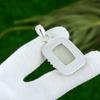 Wedding Gift For Her 925 Sterling Silver Natural Scolecite Gemstone Pendant