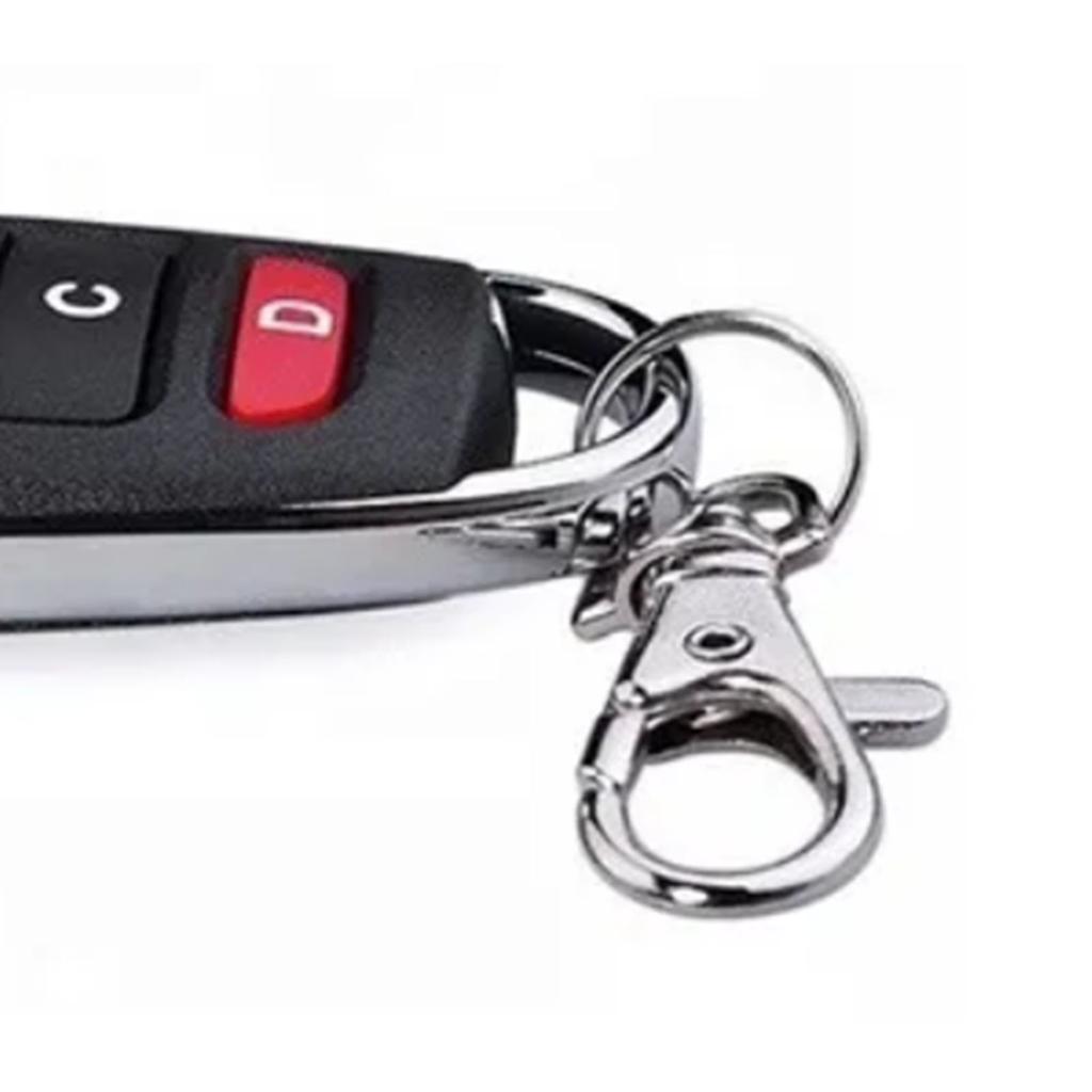 433MHz Cloning Key Fob 4 Buttons Waterproof Wireless Cloning Remote Control for Garage Door Electric Roller