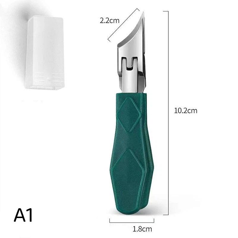 1Pcs Stainless Steel Diagonal Toenail Clipper For Ingrown Or Thick Toenails Trimmer Professional Podiatrist Toenail Nipper