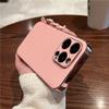 Leather Plating Frame Lens Protection Phone Case For Iphone 14 13 12 11pro Max 14pro Max Plus Ultra Thin Shockproof Bumper Cover