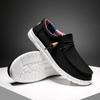 Men Casual Shoes Slip on Canvas Loafers Comfortable Walking Flats for Man Dude Non Slip Soft  Sneakers Summer
