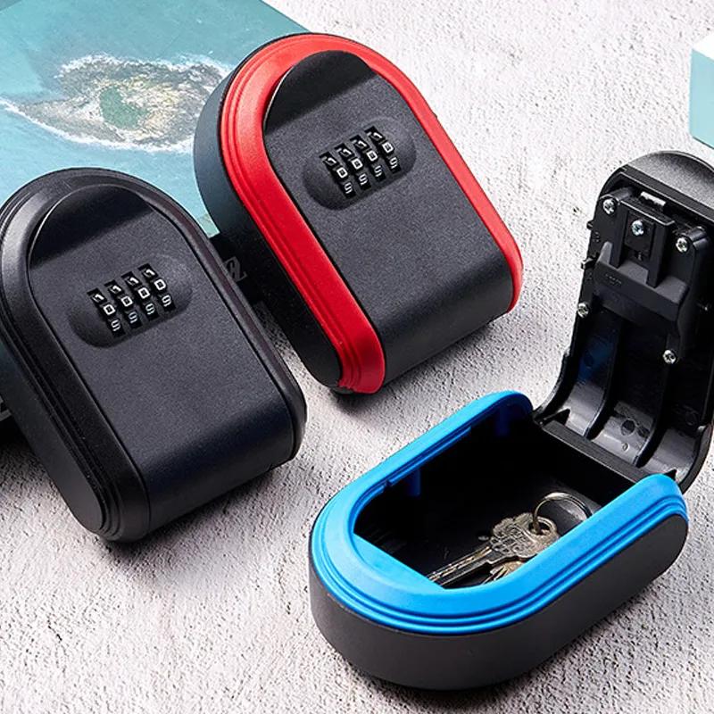 Full Plastic Key Box Password Lock Decoration Materials Promotion Entrance Key Storage Password Box Plastic Password Key Box YLE323