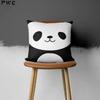 Cute Panda Cushion Cover Cartoon Animal Short Velvet Pillowcase For Living Room Car Sofa Chair Decorative Pillow Covers 45*45cm