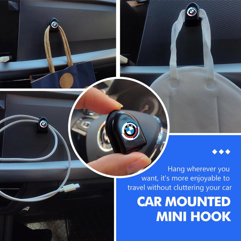 2pcs Car Air Vent Hook Paste USB Cable Headphone Storage Hooks For BMW X1 X3 E39 E46 E30 E36 E87 E60 E90 F26 G02 E70 F15 E53 G05