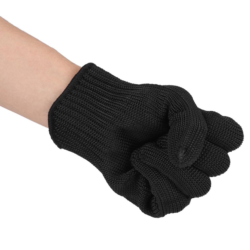 1 Pair Stainless Steel Mesh Cut Resistant Glove Safety Work Butcher Protection Tool
