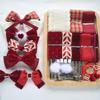 New Year Red Ribbon Parent-Child DIY Hair Accessory Kit for Beginners