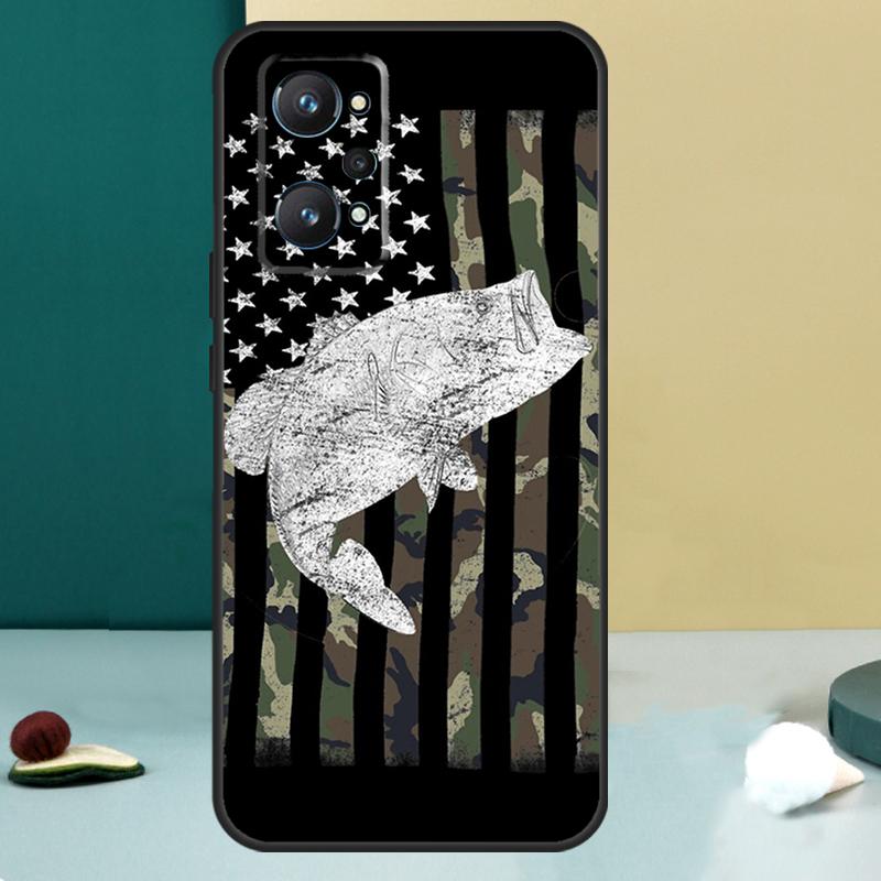 Bass Fishing For Realme GT 6T 5 6 GT 7 Pro C67 C75 C61 C55 C53 C51 C21Y C25S 10 11 12 13 14 Pro Plus Case