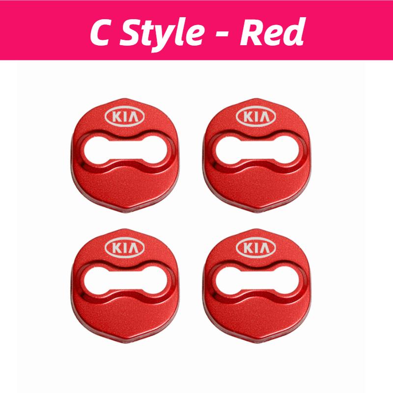 4PCS Car Door Lock Cover Logo Protection Stickers For KIA K3 K5 KX3 KX5 KX7 Sportage R Forte Carens Stinger Sorento Accessories YO7