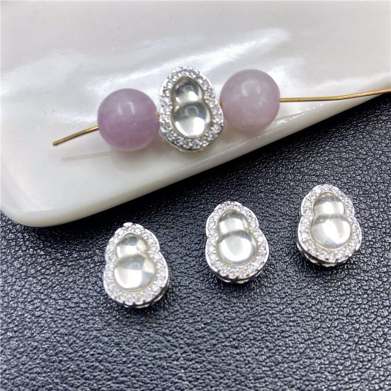 14k Gold Gourd Beads: Strong Color-Retention Spacer Beads for DIY Crystal Bracelets Standard