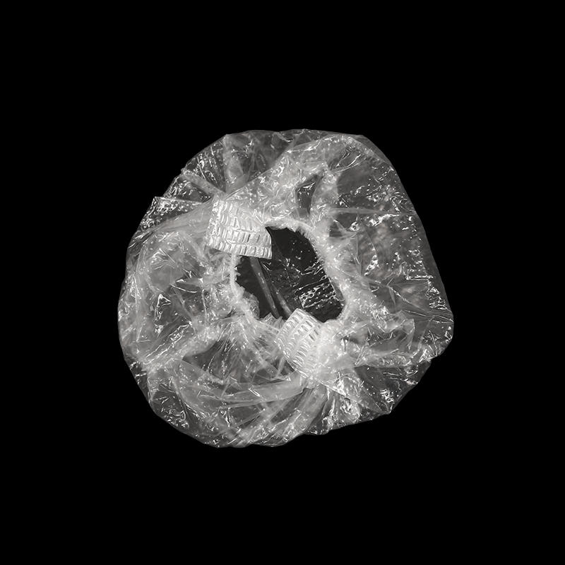 100 PCS Waterproof Earpack Plastic Wrap Disposable Hair Earmuff Dye Transparent Elastic Shower Hair Dye Protection Tool Ear Shield