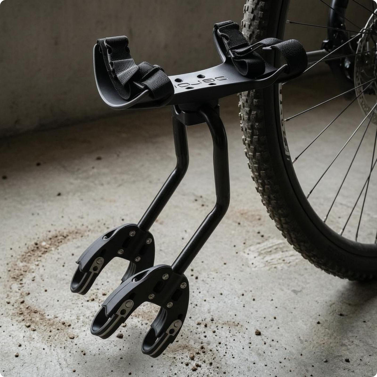 50 kg Tragfähigkeit Fahrrad Hinterer Gepäckträger Nylon Fahrrad Schnellspanner black