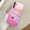 Turtle Seaside Glass Phone Case Suitable for Samsung Galaxy S26 S25 S24 S23 S22 S20 FE/Ultra/Plus Shock resistant Rear Cover