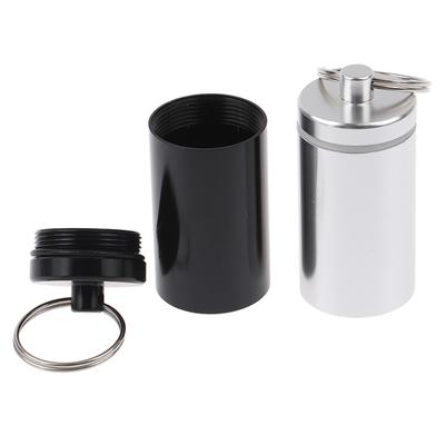 Mini metalowy wodoodporny pojemnik na pigułki ze stopu Pojemnik na leki Pojemnik na leki