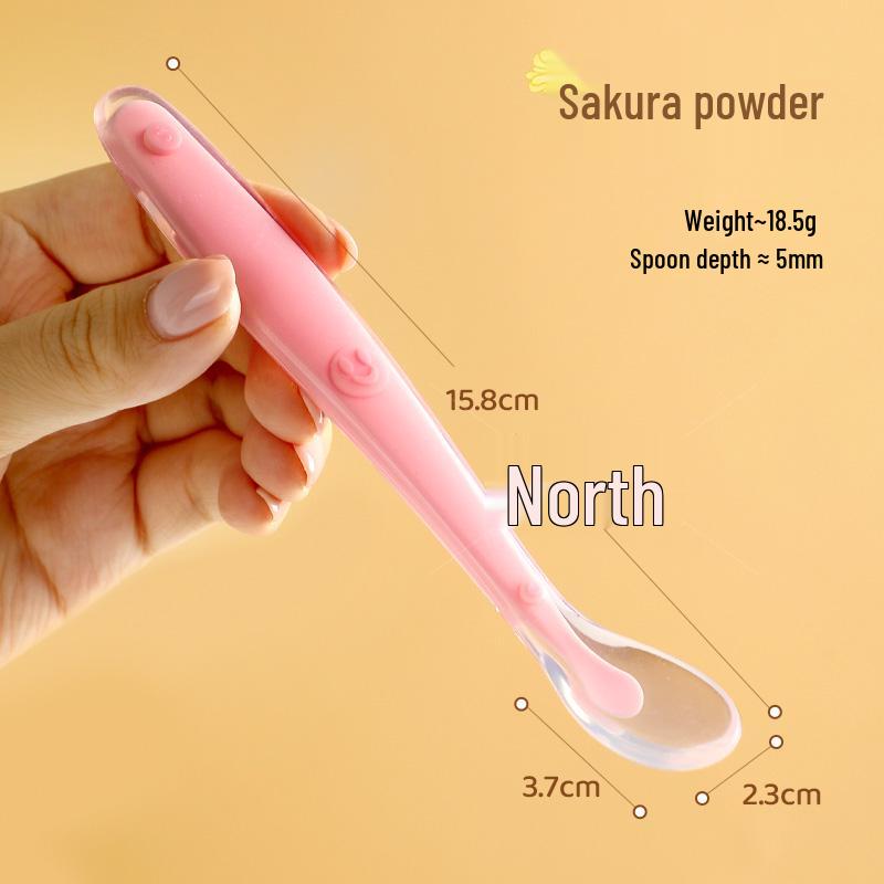 Food-Grade Silicone Spoon for Soup, Jam, and Stirring - Kid-Friendly