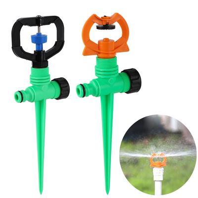1/2" Male Thread Scattering Nozzle 360 Degree Automatic Rotating Garden Lawn Rotating Micro Sprinkler Watering Irrigation 1Pc