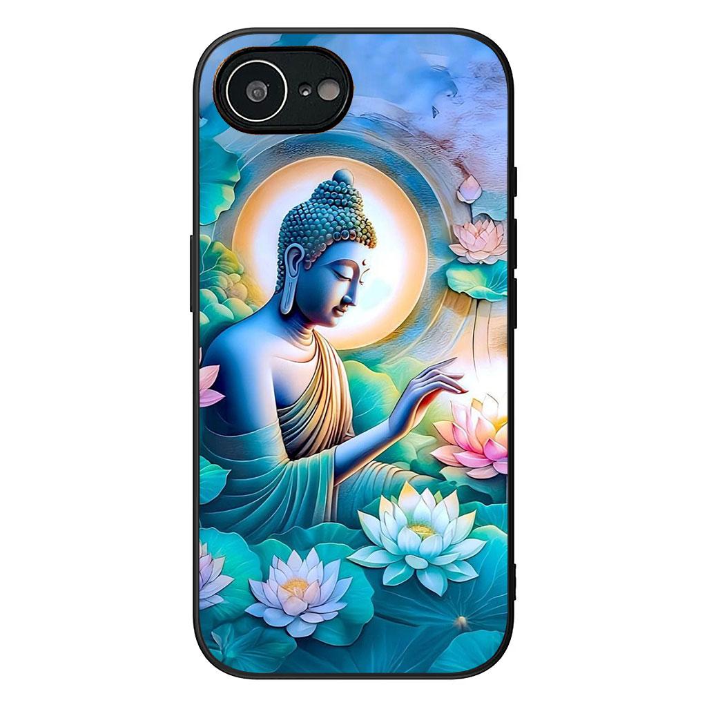Cover for Xiaomi Redmi Note 15 11 9 10 Pro Plus A5 9A 9T 10A 10C 9C NFC 15C 8T Phone Case Lord Figure Buddha Lotus