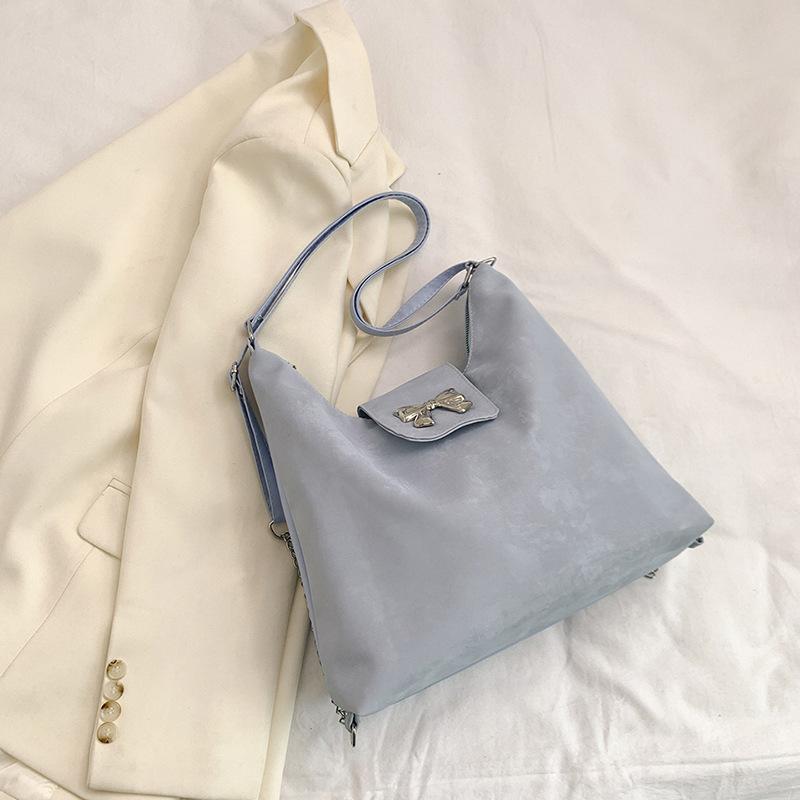 Korean Style Fashion Large Capacity Casual Commuting Backpack for Women New Spring and Summer Niche Simple Single-shoulder Cross-slide Bag