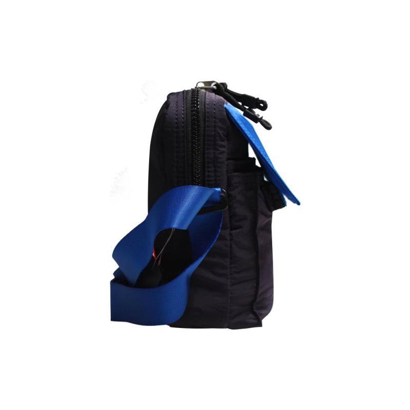 New Balance Látková taška cez rameno, Crossbody taška Mini Unisex Modrá/Čierna New Balance GC824093-BL