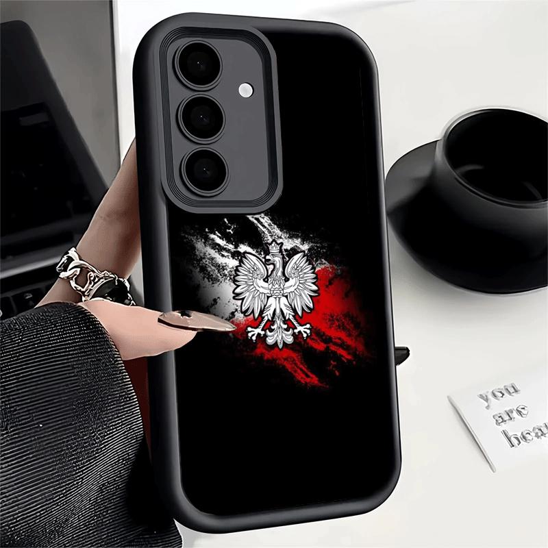 

Phone Case for Samsung Galaxy S26 S25 Ultra S24 FE Poland Flag White Red Shell S23 Plus S22 + S21 S20 5G Soft Silicone Funda Samsung S25 Ultra