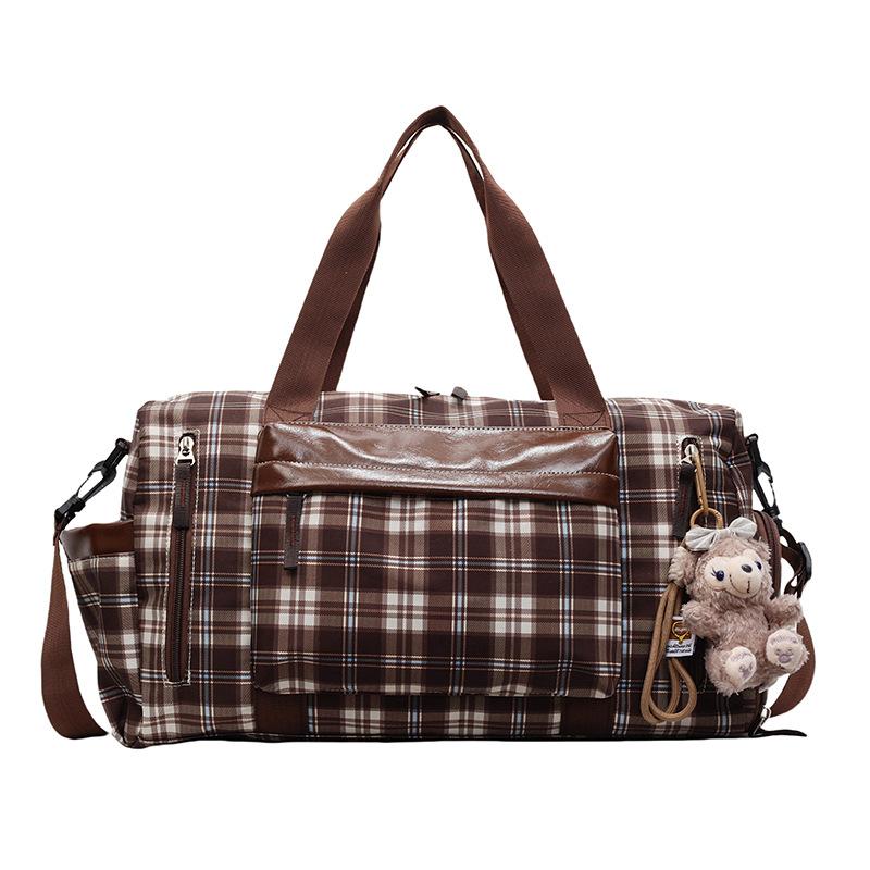 Korean version of the new travel bag, short-distance fitness bag, hand case, trolley case, luggage bag, sports simple casual yoga bag