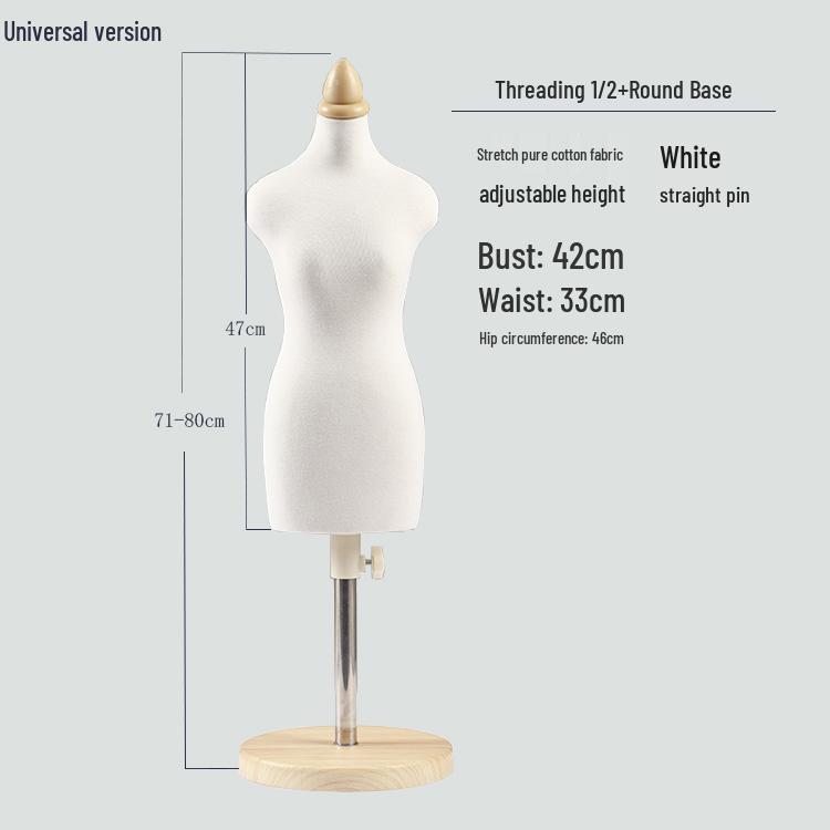 Mini Female Draping Mannequin for Student Tailoring