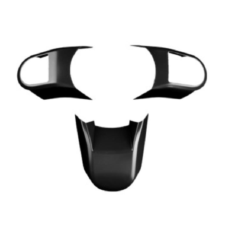 

Наклейка на крышку кнопки рулевого колеса Nigh jack, украшение интерьера на 2021-2022 годы, MINI Cooper S JCW F60 F55 F54 F56 Style B чёрный