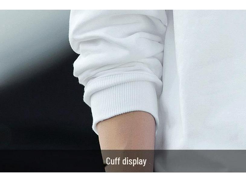 Męska bluza w jednolitym kolorze - Kolekcja Wiosna/Jesień 2025, Unisex Modna odzież sportowa, Top z okrągłym dekoltem.