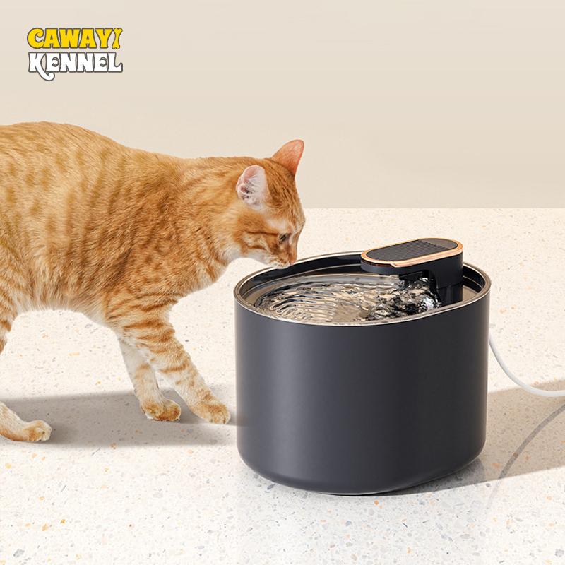 

CAWAYI KENNEL Pet 3L Автоматический питьевой фонтанчик для домашних животных с USB для собак и кошек, электрическая бесшумная поилка для воды, чаша, диспенсер для питья, фильтр