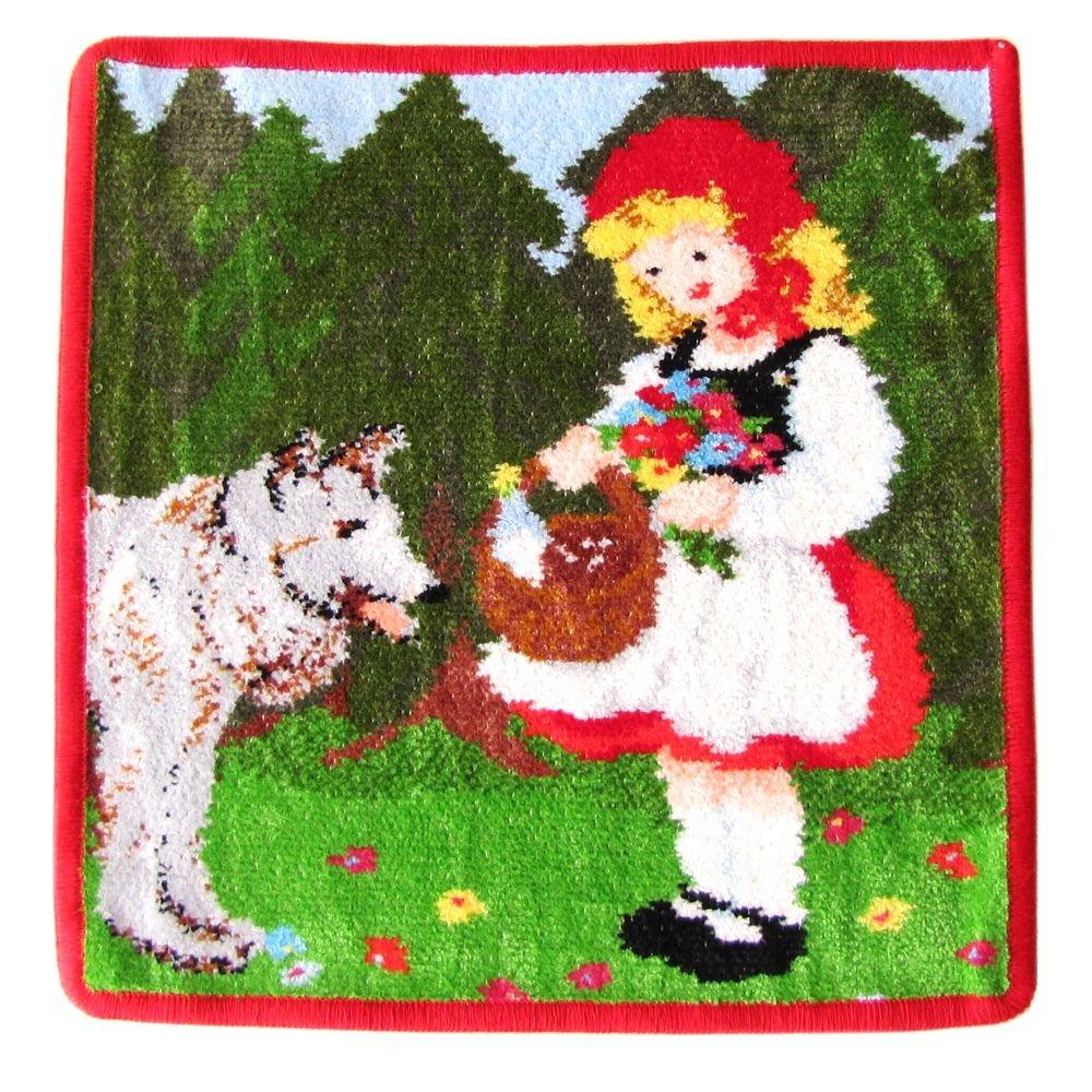 Feiler Handkerchief Hand Towel Towel Handkerchief 25cm Little Red Riding Hood [Used]