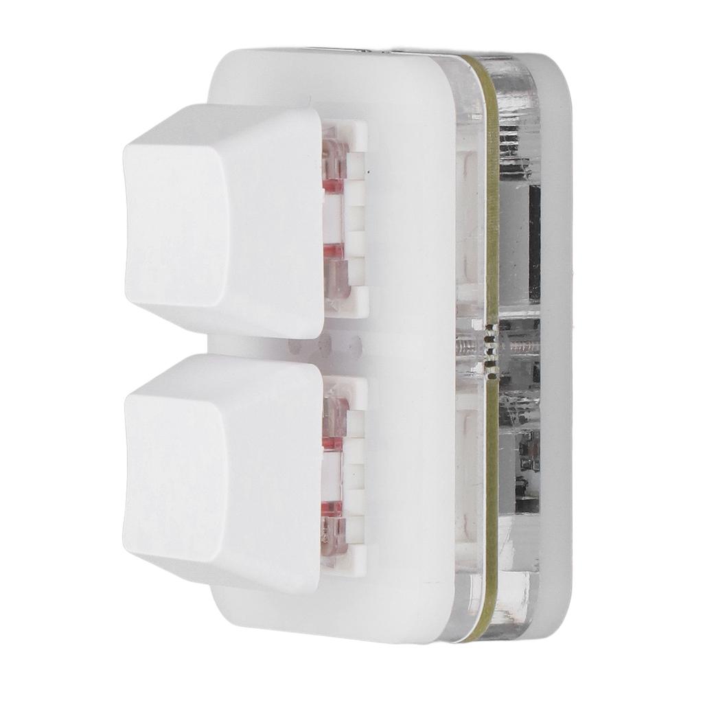 2 Tasten Rot   Tastatur   USB Mechanisches Tastaturpad für Rhythmusspiele Copy Paste Funktion