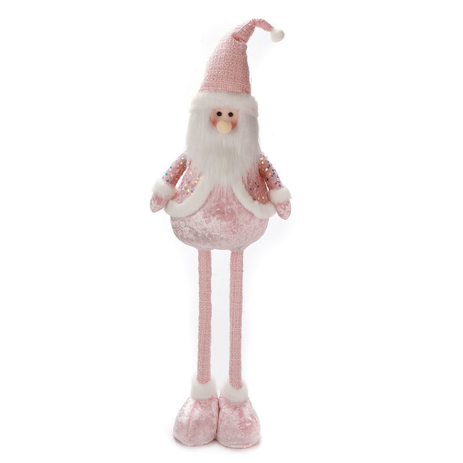 

Очень большая Рождественская кукла Деда Мороза, милое украшение, рождественский подарок, украшение, милый орнамент Telescopic Santa Claus