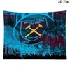West Ham United FC Wall Tapestry Aesthetic Wall Hanging Printed Fabric Blanket Decorative Tapestries for Bedroom Living Room Home Decor