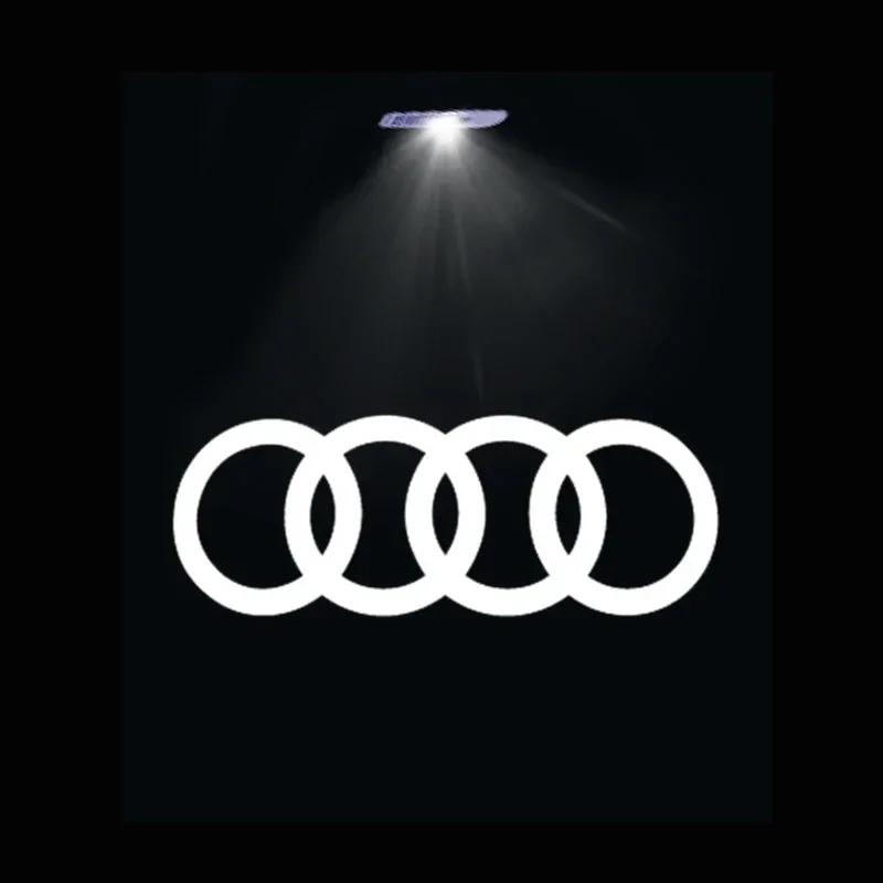 For Audi C72PC Car Door Welcome Light Led Car Projector Lamp Car Accessories For Audi A4L A6L A3 A4 Q3 Q5 Q7 A5 A7 S3 S4 S5 S6 S8 RS3 RS4