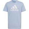 T Shirt Kids' Apparel Essentials Big Logo Cotton Tee Blue Kids' IC6859